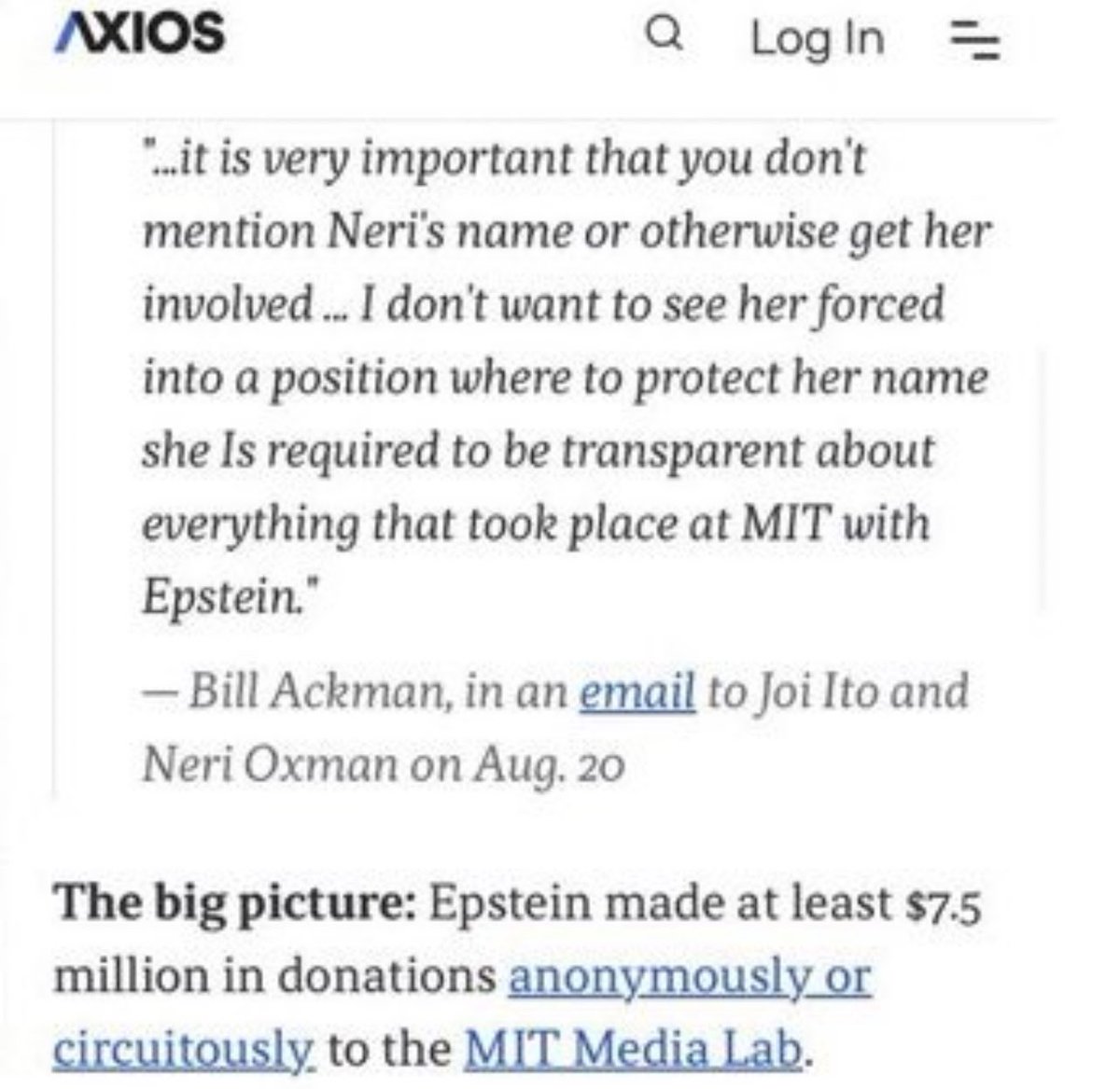 Libertymama888's tweet photo. @RealCandaceO @BillAckman @jaredkushner His plagiarist Israeli wife who took millions in donations from Epstein and gave him gifts in return … AFTER he was a convicted child predator https://t.co/6EqF8m0gAl