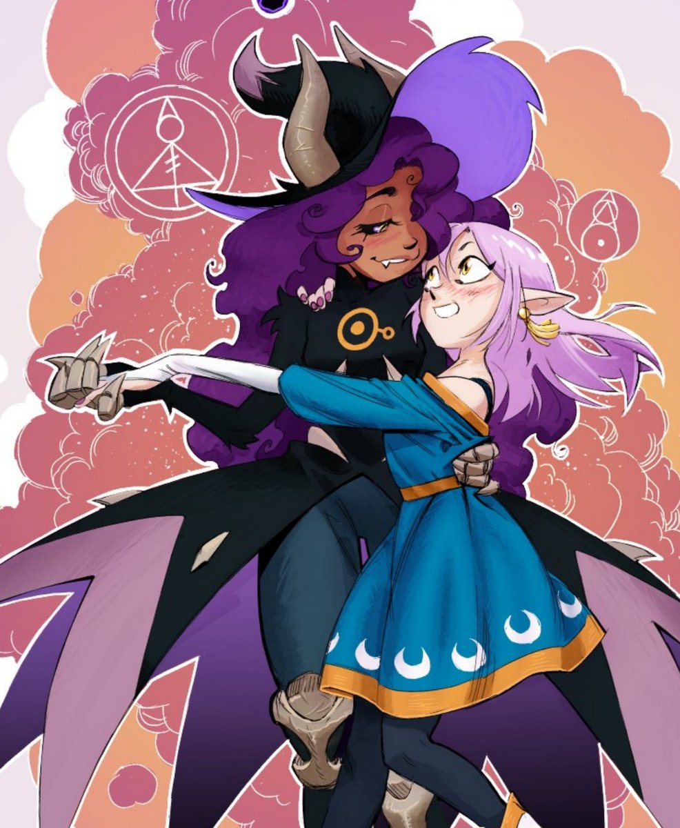 kolapon_art's tweet photo. #tohspoilers 
.
.
.
.
Dana draws Titan Luz all happy and fashionable, while in canon it's a pretty traumatic memory for her 😭

The difference is insane https://t.co/e5HQk58hur