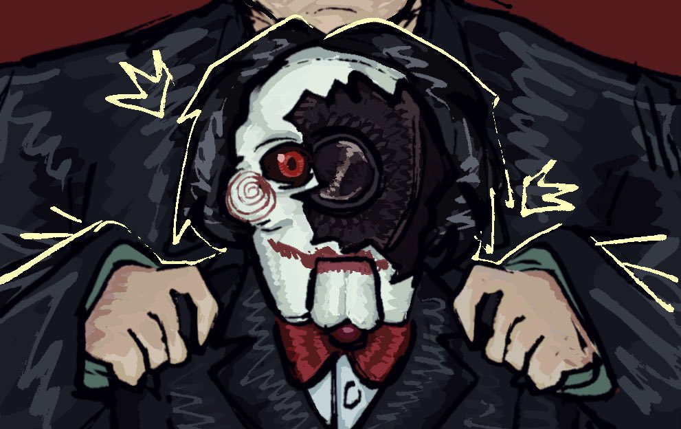 sourch3rrii's tweet photo. The Billy that blew up in Perez’s face 🫣 #sawtwt https://t.co/x4UL6YA4BV