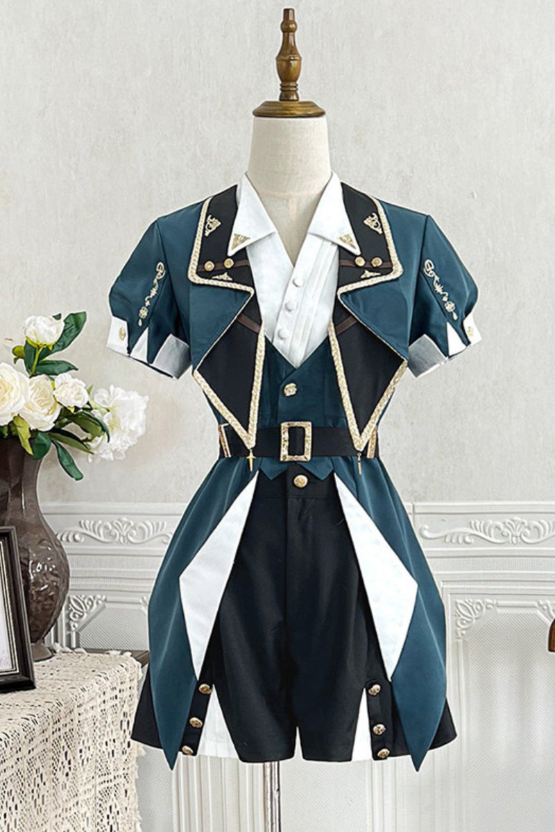 Belchic7's tweet photo. 🎩💙ブルーグリーンのスチームパンク紳士コーデ💙🎩 https://t.co/TPVzIj5NTf
