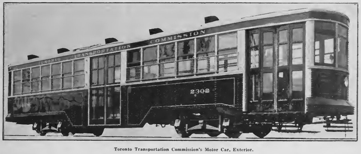 TORailwayMuseum's tweet photo. Oct 2, 1921: the Toronto Transportation Commission's new Peter Witt streetcars begin service on the Broadview route. The original TTC Witt car, No. 2300, had been on display the previous month at the Canadian National Exhibition. 1/2 https://t.co/t5BHT8idv3