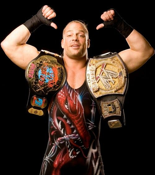 RuthlessAggresr's tweet photo. RVD was that dude! The only wrestler during this era to hold 2 world titles! I wish we got to see him go on a legendary run as WWE and ECW Champion. One of the biggest what ifs in wrestling. https://t.co/Xvgy6OrcCp
