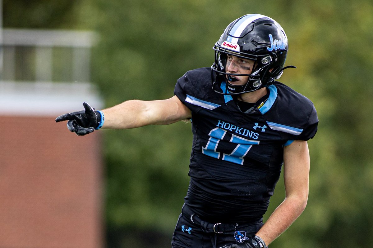 JHU_Football's tweet photo. The story and stats from tonight's game at Dickinson here: #GoHop #CentConf #d3fb
https://t.co/fajrmmPSAo https://t.co/uEtjAz4x0O