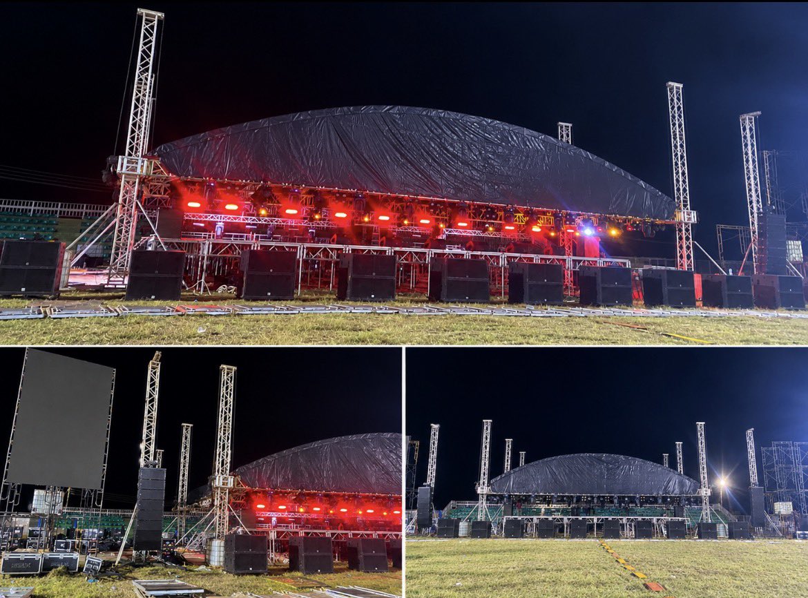 Ayam_Bornbless1's tweet photo. Some artist claimed he mounted a “wireless stage” in Ho but couldn’t even pull a 2K crowd🤣

Shatta Wale, on the other hand, has mounted a Grammy-standard stage in Ho, and he’s about to pack the Youth Resources Centre to the brim🔥

Know your playmate👑#ShattaFestGH26 https://t.co/zPZxpgyhOc