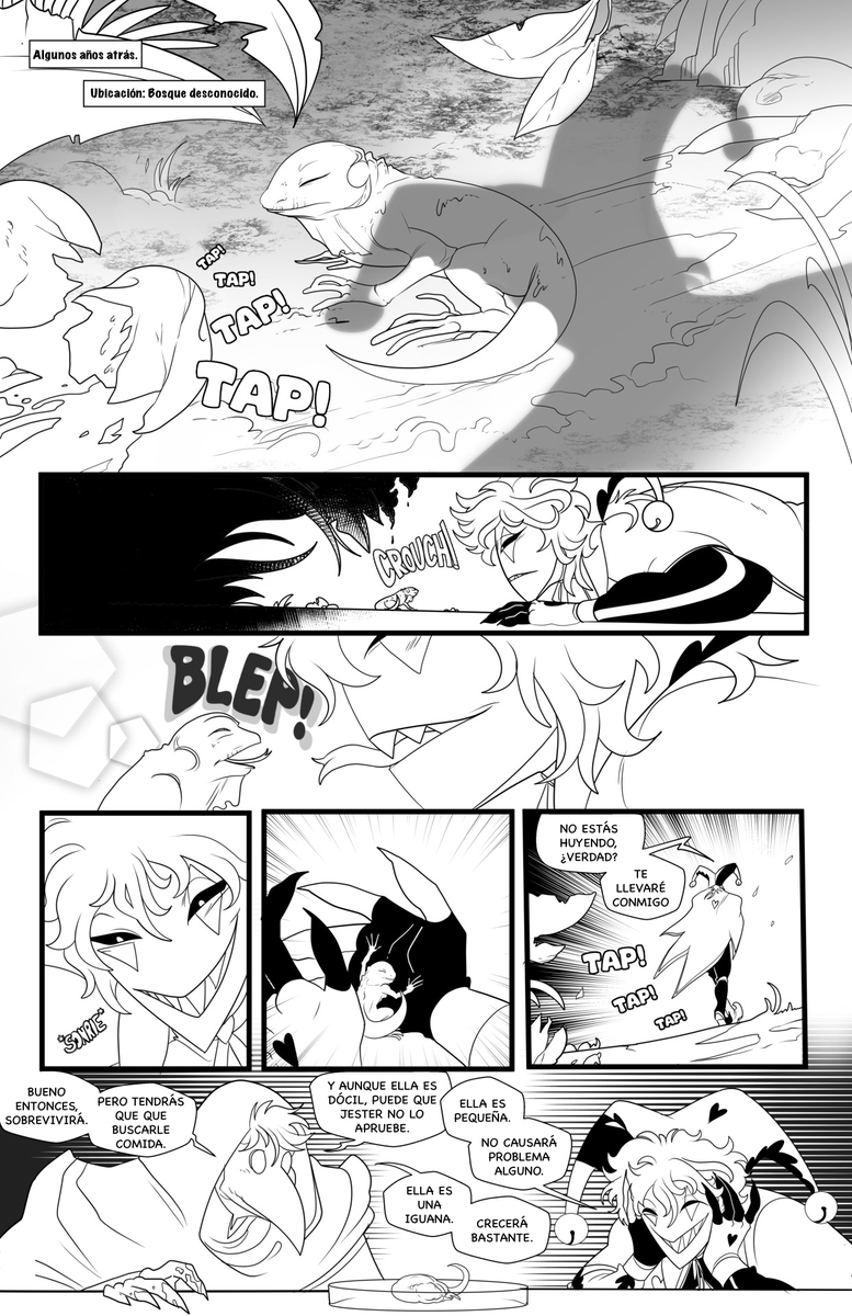 crazy_smilesvyn's tweet photo. 🎪| CÓMIC - “La mascota de Harlequin”
Versión en español. 

Historia por: nekoboydreams en Tumblr ( https://t.co/kf3FngpF8f)

Arte y letra por: @/DestinySquared en Tumblr y Twitter. (https://t.co/f5wRdODyca)

#TFC #thefreakcircus https://t.co/oME0p49nKB
