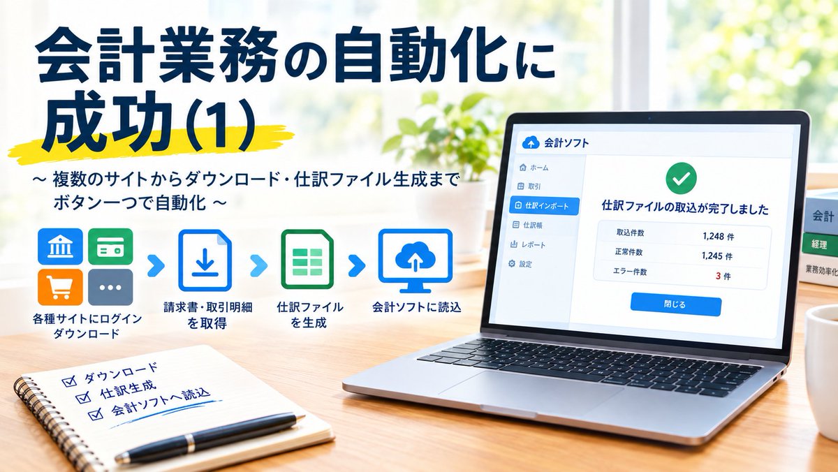 nacavel's tweet photo. 会計業務の自動化に成功(1)　プロンプト例あり｜Nacavel @nacavel https://t.co/iXWi9iCfZE https://t.co/l9z1nLc9kj