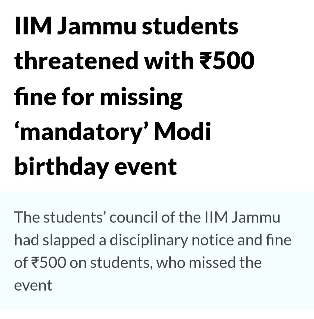 rakeshsdash's tweet photo. @BJP4India If these students and teachers do not welcome him, there is a high probability they will also be fined and face strict action, similar to the IIM and other incidents. 
This shows how obsessed Mahamanav Ji is with the media and photos. 🤣
Andhbhakt plz check the love for students https://t.co/rdXkccgA2v