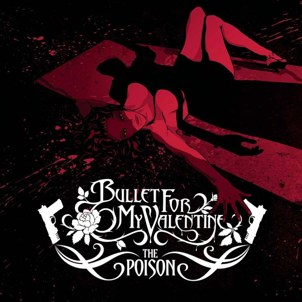 SOTSPodcast's tweet photo. Bullet For My Valentine released The Poison on this day 21 years ago. https://t.co/UgvR8rGrn9