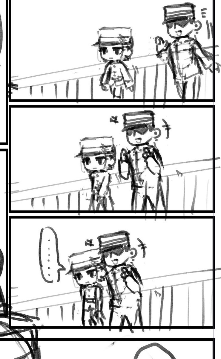 rokujoukabe's tweet photo. ラフ https://t.co/E5PUbOKhjA