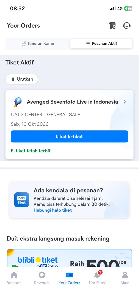 chochomelted's tweet photo. Wts tiket konser avenged sevenfold 750 nego sampe jadi, bisa cod malang, surat kuasa lengkap 

Wts wtb a7x avenged sevenfold jakarta jual tiket https://t.co/Zy13ZkOA9g