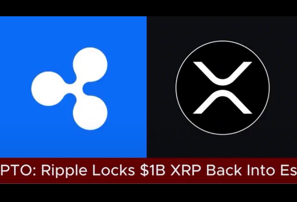 Ivankatrum3hom's tweet photo. Ripple Locks $1B XRP Back Into Escrow

Ripple has returned 700 million $XRP worth more than $1.05 billion to escrowper Whale Alert

transactions followed Ripple’s monthly release of $1billion #XRP from the same escrow wallet

company split the latest return across two transaction https://t.co/Njjd9C9ej2