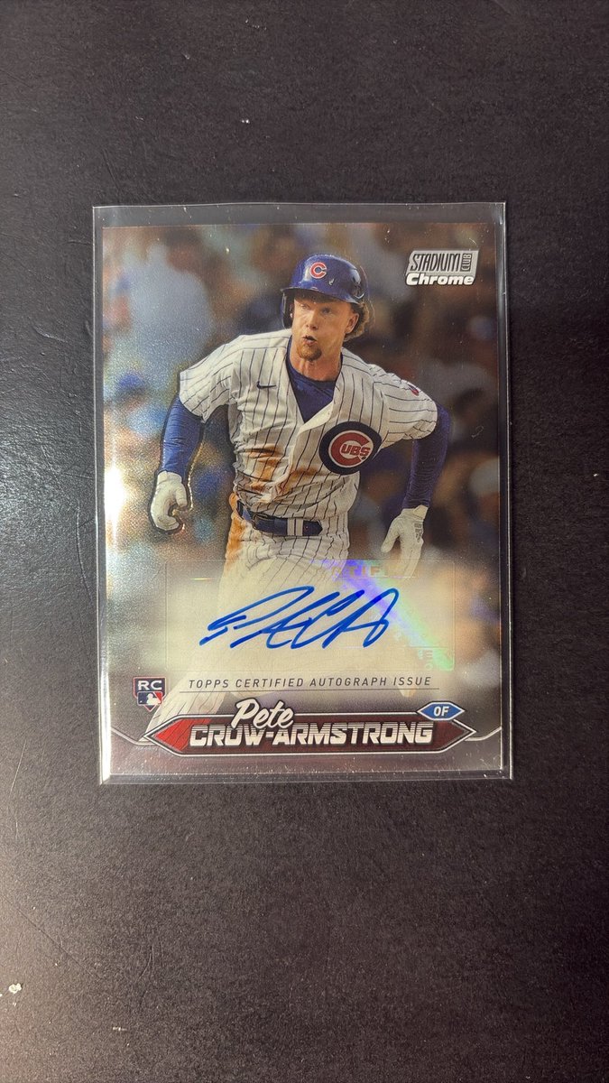 phillycardboard's tweet photo. $420
PCA stadium club chrome RC auto
Stack til TONIGHT
Shipping in Bio
#Pcstacks https://t.co/lxKWEODIPQ