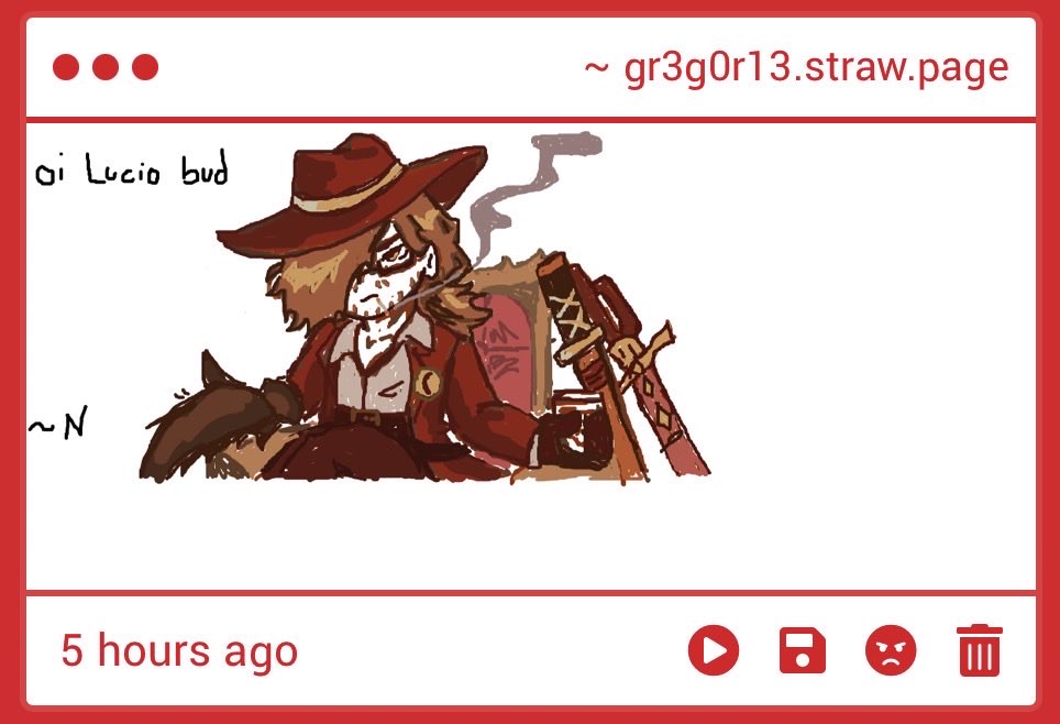 Gr3g0r_13's tweet photo. … To even think there’s worlds where I imitate her. Eugh…

// Hi Gregor Hii, Lucio you’re so fucked 😭 https://t.co/17V0yalHKR