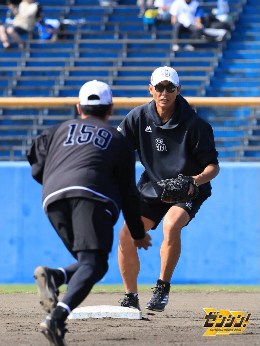HAWKS_official's tweet photo. 【#ファーム日本選手権2026】

今日からファーム日本選手権in静岡！
チームはファーストステージ（準決勝）で
北海道日本ハムとの��合に臨みます。

11:00試合開始です！

#全員でゼンシン #sbhawks https://t.co/8L8PZmomd5