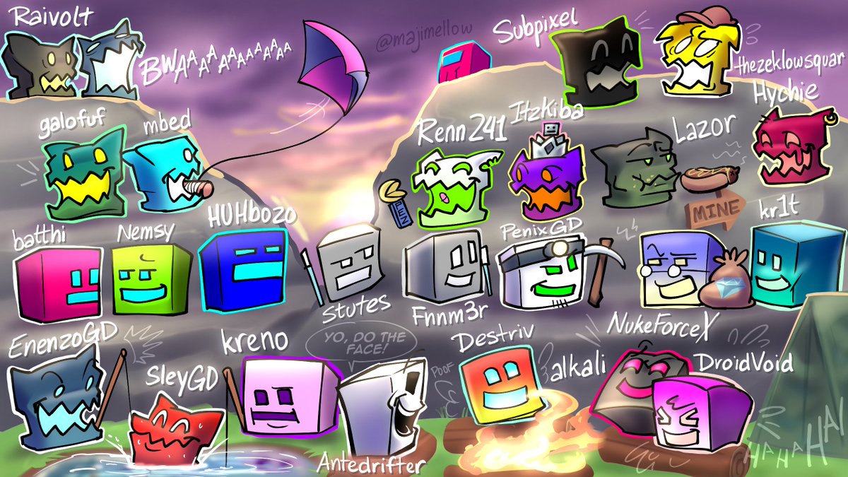 majimellow's tweet photo. ppl who share icons part 11

#geometrydash https://t.co/4CeurVCAWR
