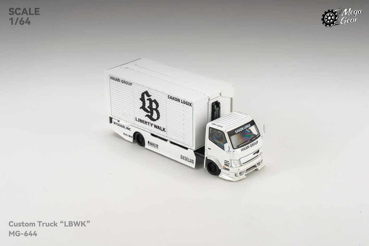 yan9696's tweet photo. Pre-Order Now

Mega Gear 1/64
LB Gullwing Door Modified Truck Metallic White - MG644

ETA: October 26
Price: $75

Comment to secure yours. https://t.co/rYYh35xXFS