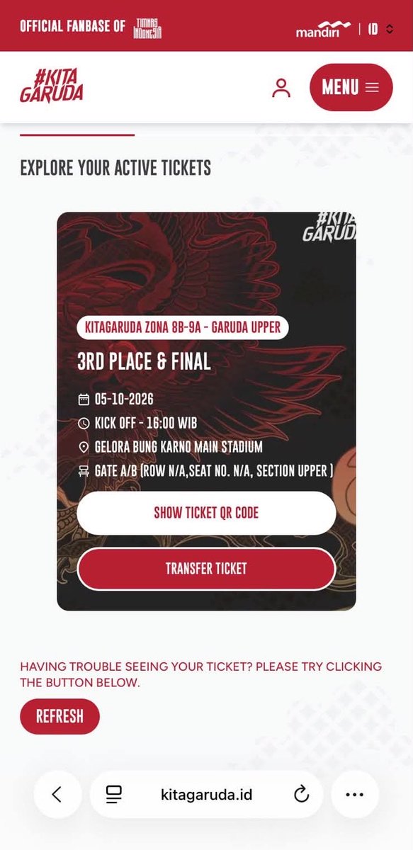 atyfte's tweet photo. WTS/Want to sell Tiket Timnas Indonesia Vs Thailand

Ready

4 Tiket Upper
4 Tiket Garuda West
2 Tiket Premium

Tiket terbatas ygy
Price Dm aja
Siapa dulu aja

Minat? gedorr dm aja thank u

tags wts wtb tiket timnas indonesia
#wts #wtb #zonauang #zonauang https://t.co/4YbymNMbYe
