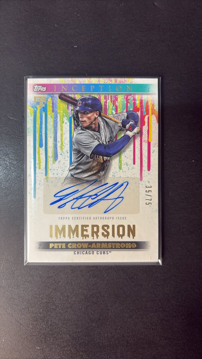 phillycardboard's tweet photo. $600
PCA Immersion RC auto /75
Stack til TONIGHT
Shipping in Bio
#Pcstacks https://t.co/4sGFV7vZVk
