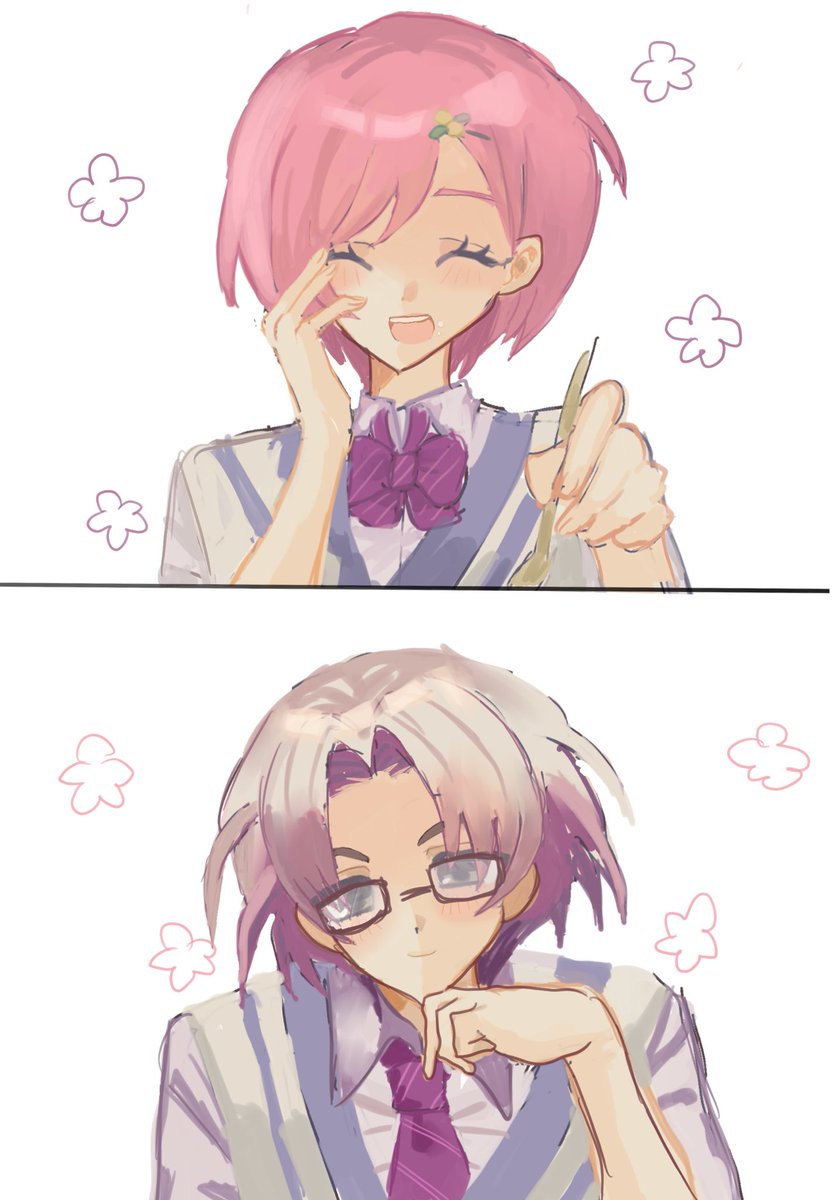 Am07pw's tweet photo. 描きあいの七マリ https://t.co/Sn5ZggNp8e