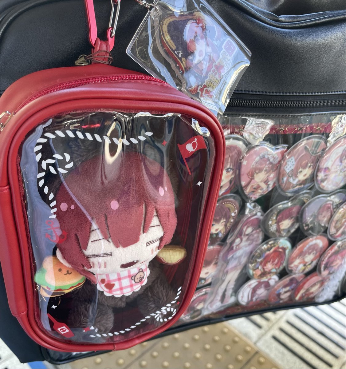 cloud116's tweet photo. マリン船長🏴‍☠️
おはようございます☀️

今日はデブ活クマリンちゃん🧸を連れてPOP UP STOREに行ってきます！
TLで見ましたが、等身大マリン船長🏴‍☠️も来てるんですね( *´꒳`*)

マリンタワーの時は、このクマリンちゃんがいなかったので、これを機に写真撮ってきます📸

マリン船長🏴‍☠️大好きです！
今日も無理せずファイトですよ〜ˊ꒳ˋ*)ﾉｼ