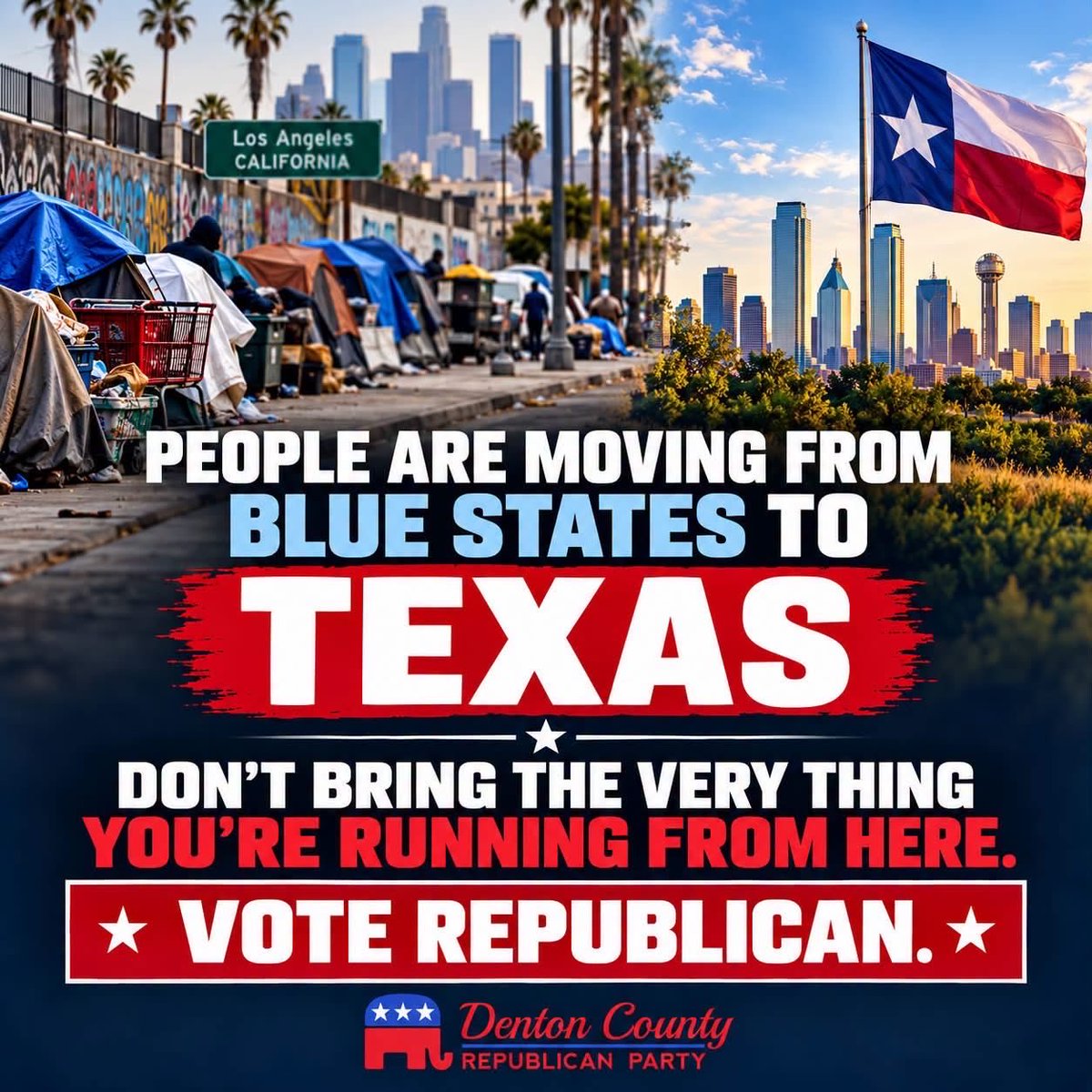 WellsJorda89710's tweet photo. 🇺🇸 IF YOU MOVED TO TEXAS FOR A BETTER FUTURE, REMEMBER WHY YOU CAME.

People move to Texas for opportunity, economic freedom, strong communities, lower taxes, and the chance to build a better life.

If that’s what brought you here, stay engaged. Know the issues. Pay attention to how your elected officials govern. And protect the principles and policies you believe make Texas a great place to live, work, raise a family, and build a future.

Don’t forget why you came to Texas. 🇺🇸🤠

#Texas #TexasValues #TexasPolitics #TexasVoters #KeepTexasStrong #Freedom #Opportunity #LowerTaxes #ConservativeValues #Election2026