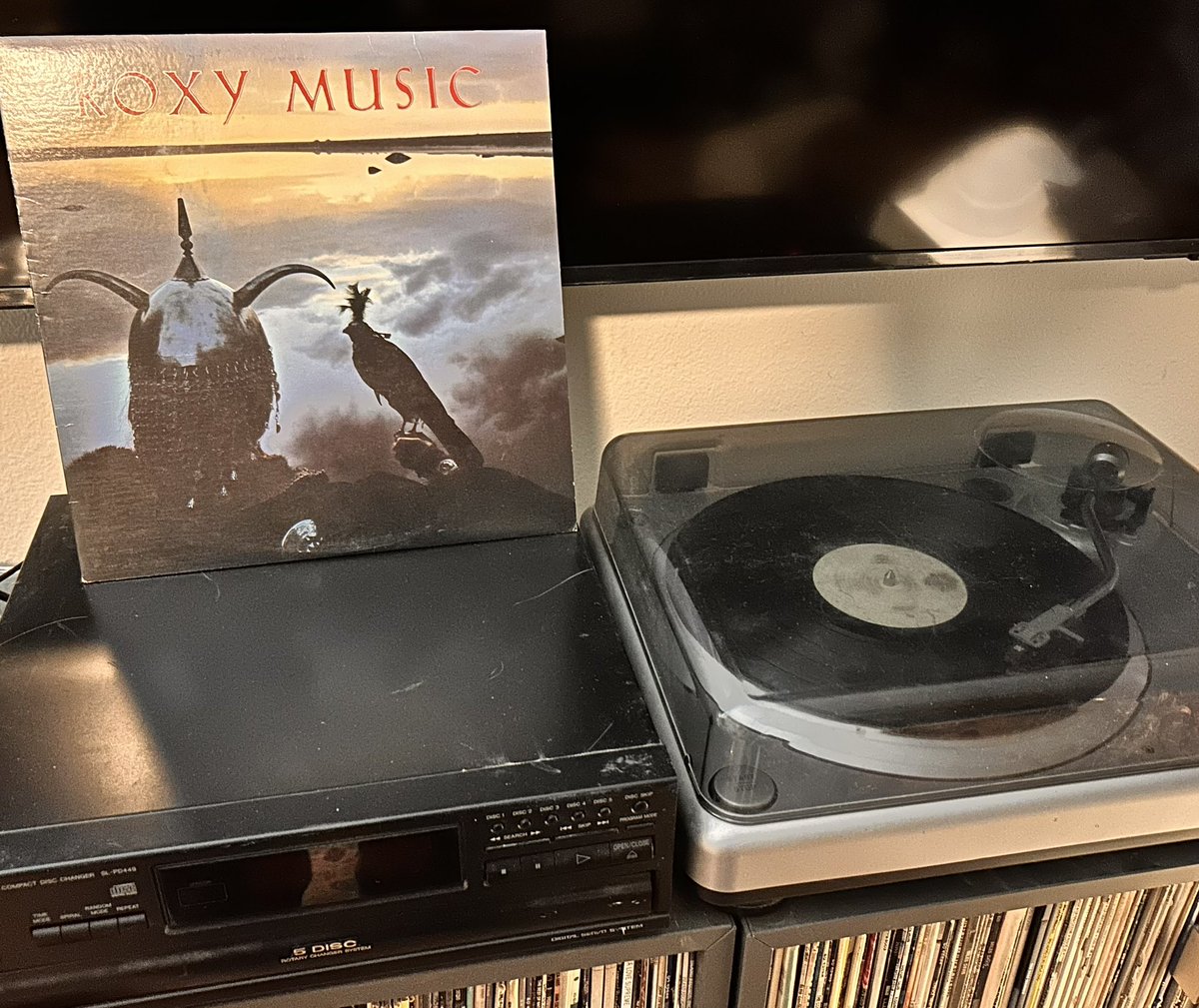 DailyTurntable's tweet photo. Day 275 - Spinning at Daily Turntable, Roxy Music - Avalon. Released in 1982, this was their eighth and final studio album. It is widely considered to define the sophisti-pop genre, blending smooth pop-soul, art rock, and lush synth textures with the elegant, mature crooning. https://t.co/9FSyBK1Vry