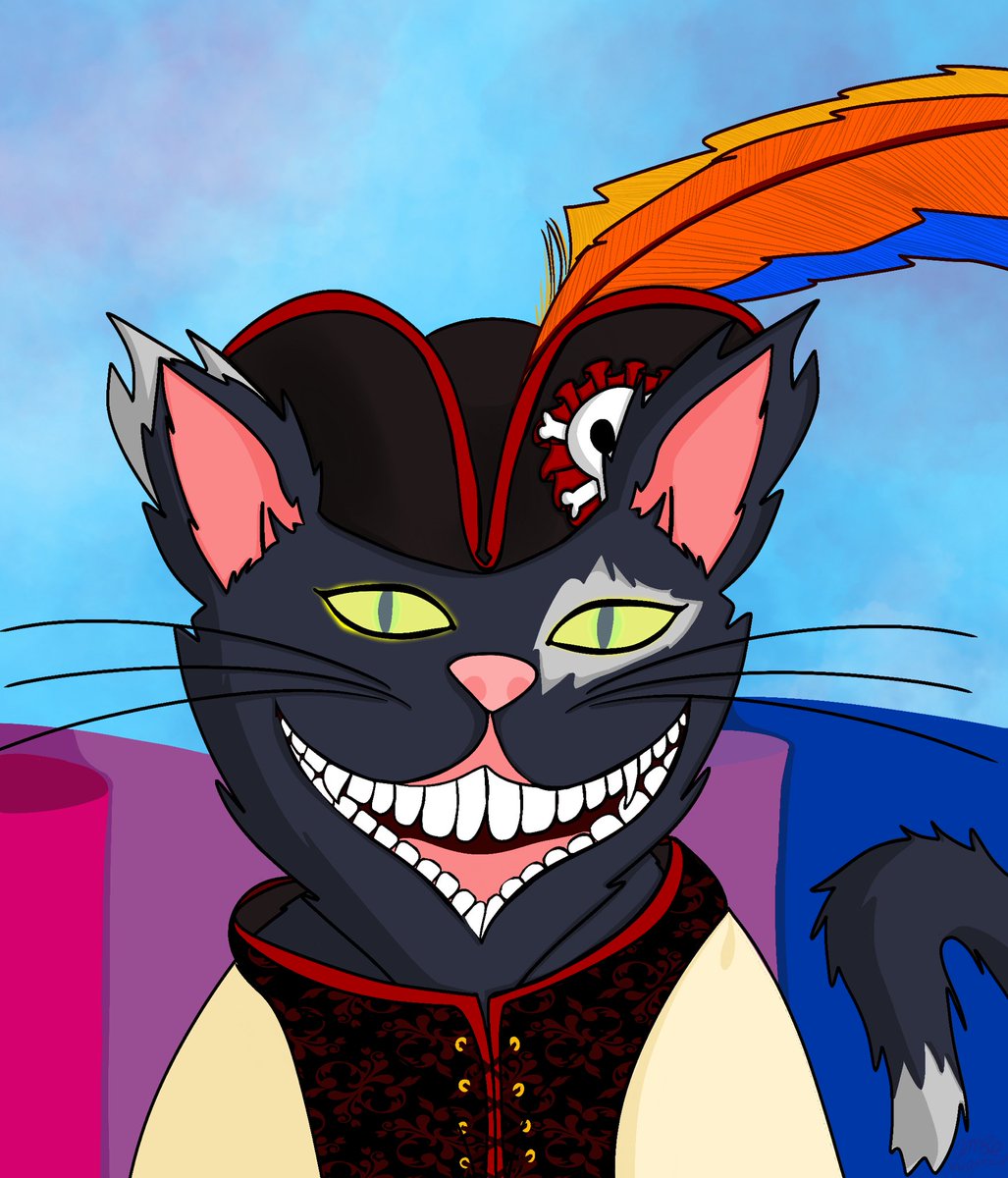wwosmiles's tweet photo. Today’s theme for October was Pride! So my mind thought what would be the most prideful creature in existence, well a pirate Cat of course!  Meet Mr Tibbles!
#pride
#imptober
#pirates
#cats
#art https://t.co/euoN7Ro0Ox