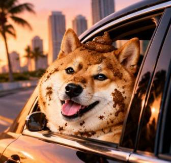 ShitainuSOL's tweet photo. I maybe covered in shit, but I ride in style https://t.co/JLPfWPxEAP