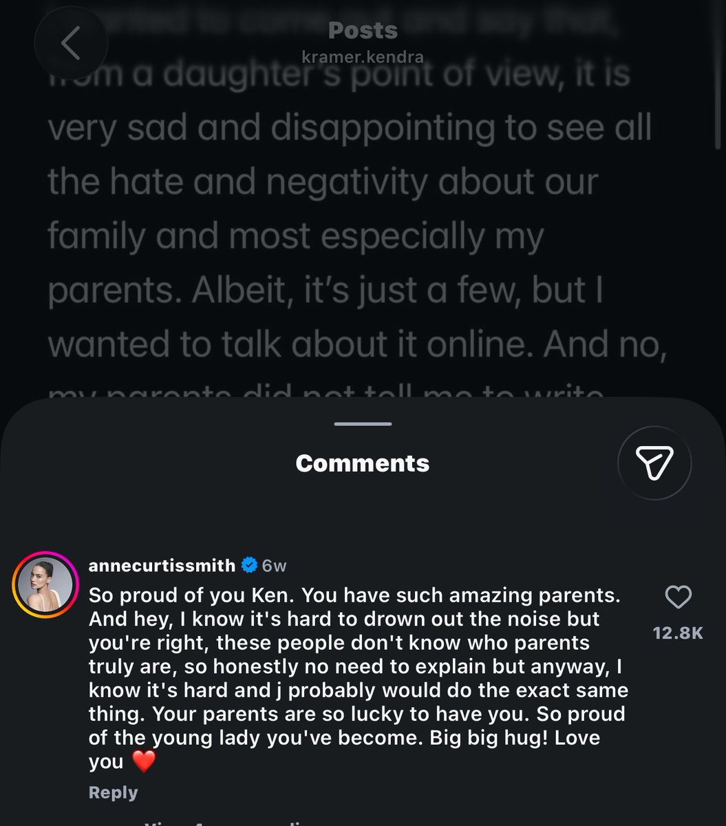 mikucline's tweet photo. anne commented pala under kendra’s post abt defending her parents https://t.co/b6Mvl5d4iN