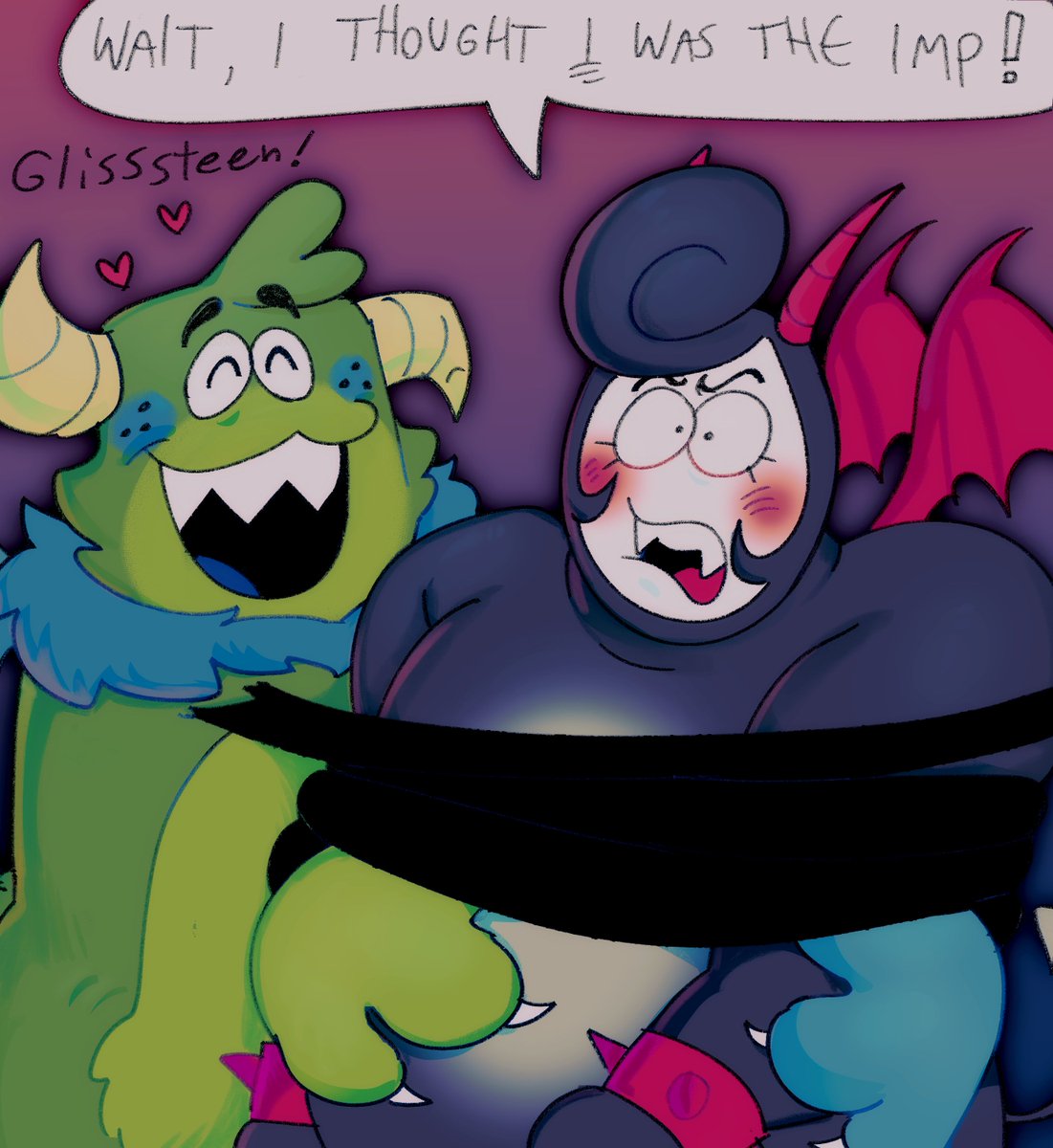 clownhareollie's tweet photo. I like that goob is a littel demon thing
teehee
#dandysworld #dandysworldglisten #dandysworldgoob https://t.co/SCJeCee3HE