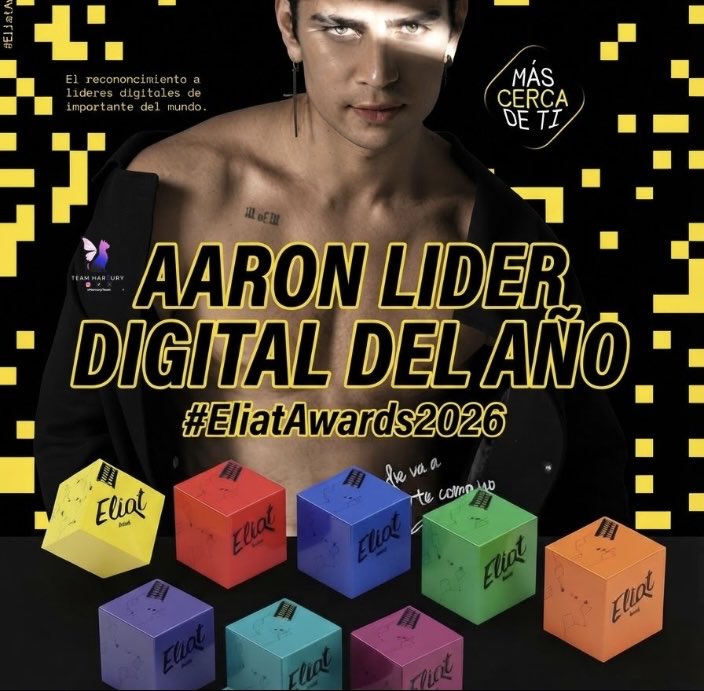 HarcuryTeam's tweet photo. 🚨 TENDENCIA ACTIVA🚨

Sigamos apoyando comentando un color  + la frase de la tendencia 

AARON LIDER DIGITAL DEL AÑO
#EliotAwards2026

✨Team Harcury🩷🖤✨ https://t.co/ZmZfpK9kfC