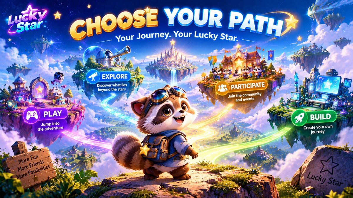 LuckyStarforest's tweet photo. ✨ Every star has a story.

Lucky Star is not just about finding luck.
It’s about the journey, the choices, and the moments we create along the way.
🌟 Play.
🚀 Explore.
🎮 Participate.
💫 Build your own journey. https://t.co/Pruch12M6y