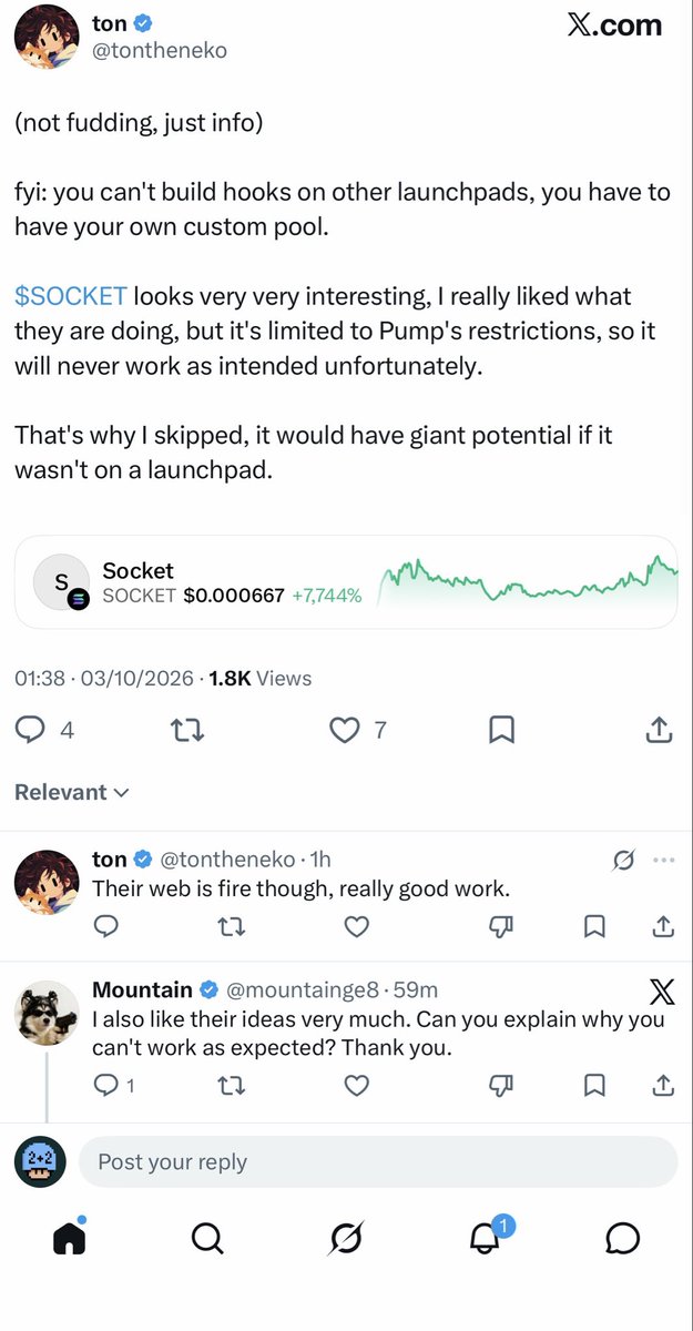 Smithio's tweet photo. @thesocketdotapp Why your DMs off, wanted to ask about this. @thesocketdotapp https://t.co/3rkjmo1APe
