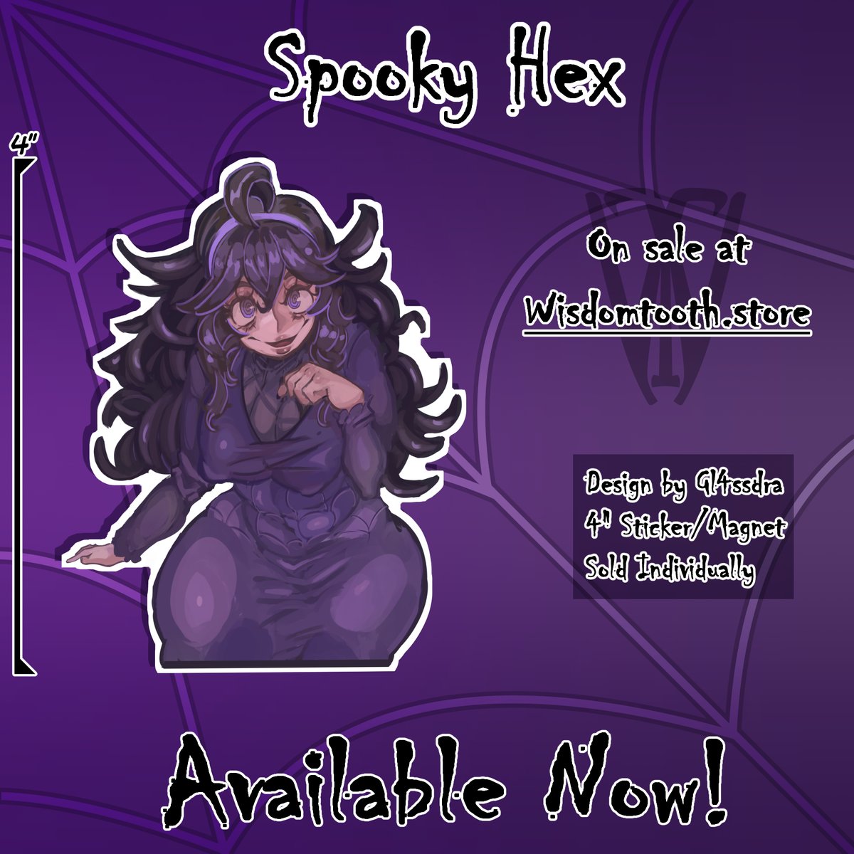RealWisdomTooth's tweet photo. CHECK IT OUT!

@gl4ssdra's Spooky Hex design is now available as both a sticker and magnet. Get your aura checking sticker at:
https://t.co/LPcvcnLVmx

#Halloween #Halloween2026 #sticker #stickerart #stickerdesign https://t.co/DAijB2NfI8