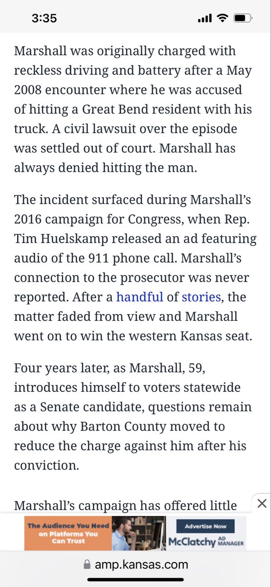 colabyrd6250's tweet photo. @HQNewsNow @KansasResisters Rap Sheet Roger continues to embarrass Kansas. He lies about his residency. He sued former patients and had some arrested. He got special treatment for his reckless driving charge. He lies about his opponent. He’s a Trump A$$ kisser! Scum! https://t.co/5zKJGn1gNC