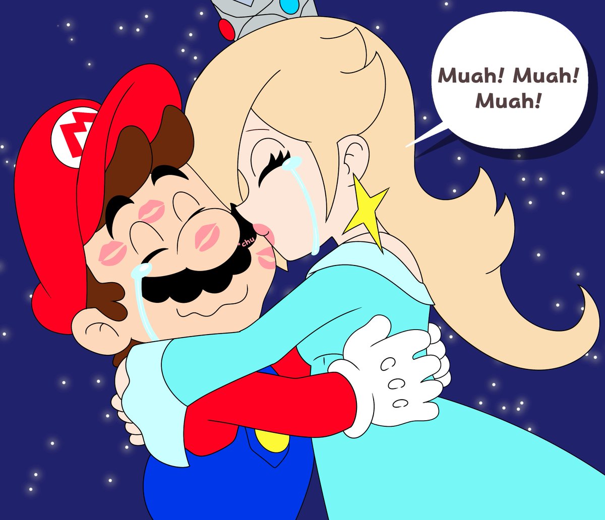 Xaviex2005's tweet photo. Headcannon: They had a heartfelt reunion after the movie. #ロゼッタ #Rosalina #PrincessRosalina #SuperMarioGalaxy #supermariogalaxymovie #princessrosalinafanart #MarioxRosalina https://t.co/sesEfLmBpc