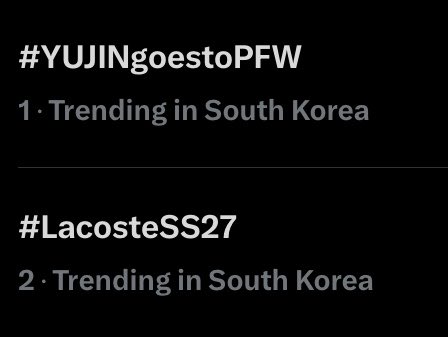 anyujinss2's tweet photo. Yujin lacoste departure tags already got trending #1 and #2 in south korea 🥹🫶

YUJIN VERS PARIS
#YUJINgoestoPFW
#ANYUJIN #LacosteSS27
@Lacoste https://t.co/58f5uU78P4