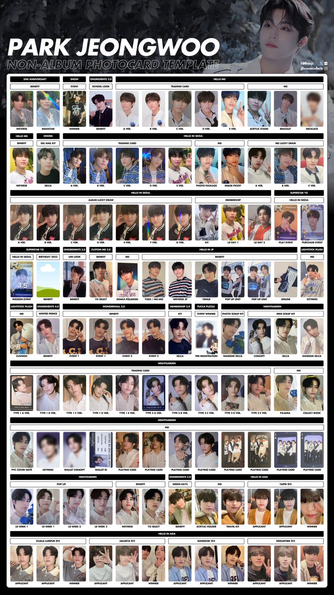 h00niejii's tweet photo. 「jeongwoo full non-album template」

p. 1-4/10

TREASURE JEONGWOO PHOTOCARD
PC POB BENEFIT MD MERCH
트레저 정우 포토카드 포카 특전 엠디
トレジャー ジョンウ トレカ 特典
宝石盒 朴炡禹 小卡 https://t.co/sWdofRN7EE