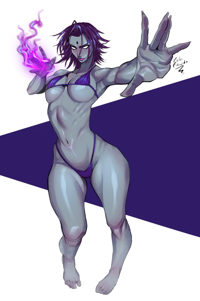 EdhuDraw's tweet photo. Swimsuit Raven https://t.co/fiyHkfWFi5
