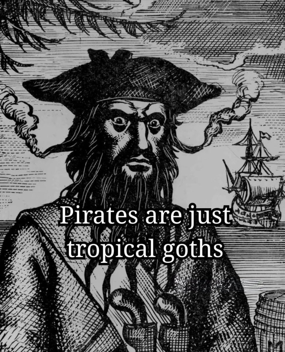 wendeeluvz's tweet photo. 🤣 It’s a #TropicalGothLife 🏴‍☠️ https://t.co/PzUsLePQOT