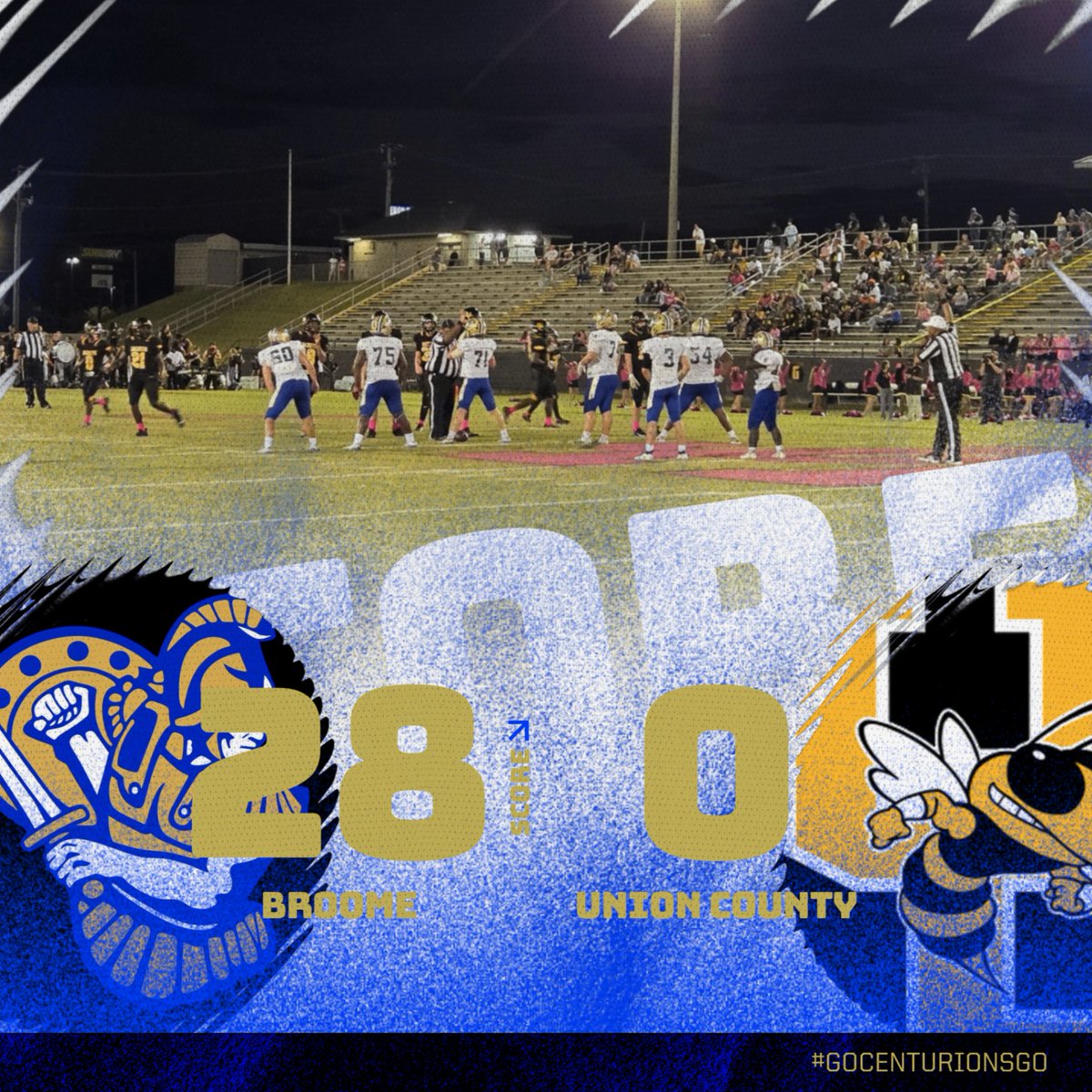 GOCENTURIONSGO's tweet photo. FINAL SCORE!!!

Centurions start region play 1-0 with a big win!!!

Back in action next week Home vs Blue Ridge

#GOBROOME
#GoCenturionsGo
#ConquerandPrevail https://t.co/NqremvdM1t