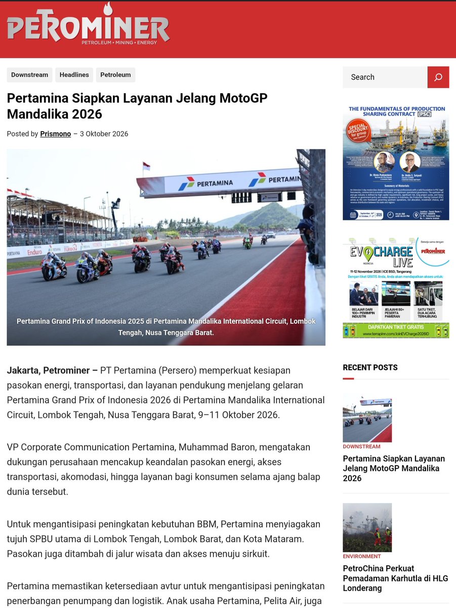 petrominer_com's tweet photo. Pertamina juga menghadirkan berbagai layanan bagi konsumen melalui MyPertamina
#pertamina #motogp #mandalika #mypertamina #petrominer
https://t.co/rTrN95h0I3 https://t.co/6fsODPDyG4