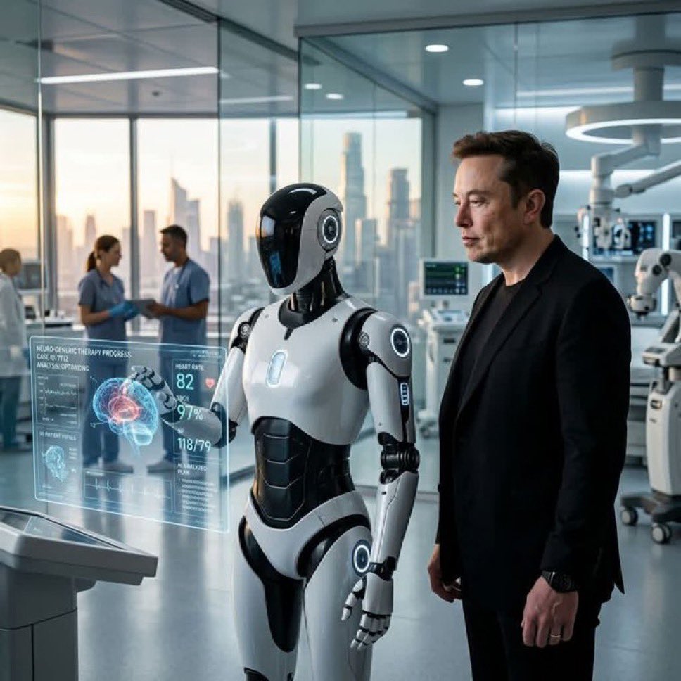 Therocket_man69's tweet photo. If Elon offered you this AI robot for FREE, would you take it?

A. ✅ Yes
B. ❌ No

Be honest 👇 https://t.co/Bnrn9L4cqc