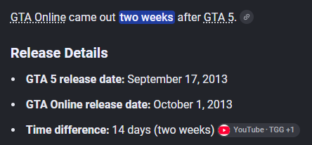 byVirux's tweet photo. I thought GTA Online came out a year after GTA V released... turns out, it was only 2 weeks later. https://t.co/MjuxLSxB9F
