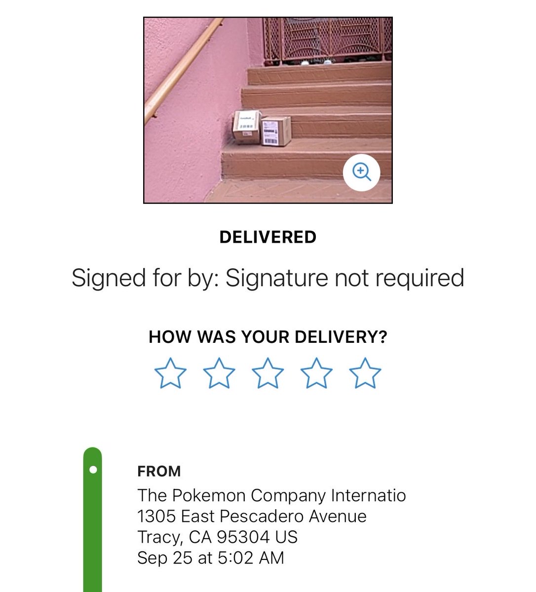 Michael_Zheng_0's tweet photo. @FedEx My package said delivered but it wasn’t there when i checked, i heard your workers been stealing pokemon packages. I was looking forward to this for months and it has been ruined by your workers https://t.co/tffS6BPvVb