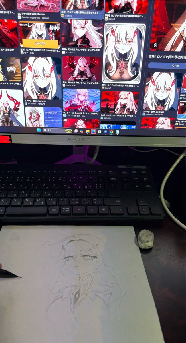 waiting_Ronova's tweet photo. こんな感じで、いろんな画像を参考にさせて頂きながら微調整を加えつつ描きました https://t.co/uqA0xLMa0C