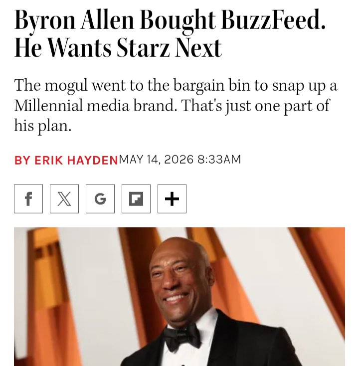 fd1pose's tweet photo. @Waltmann13 Clearly I'm Scared of what's going to happen to Starz Because Byron Allen wants to buy them, if 11% wasn't enough, then buy the entire company https://t.co/QqISlYLJpM