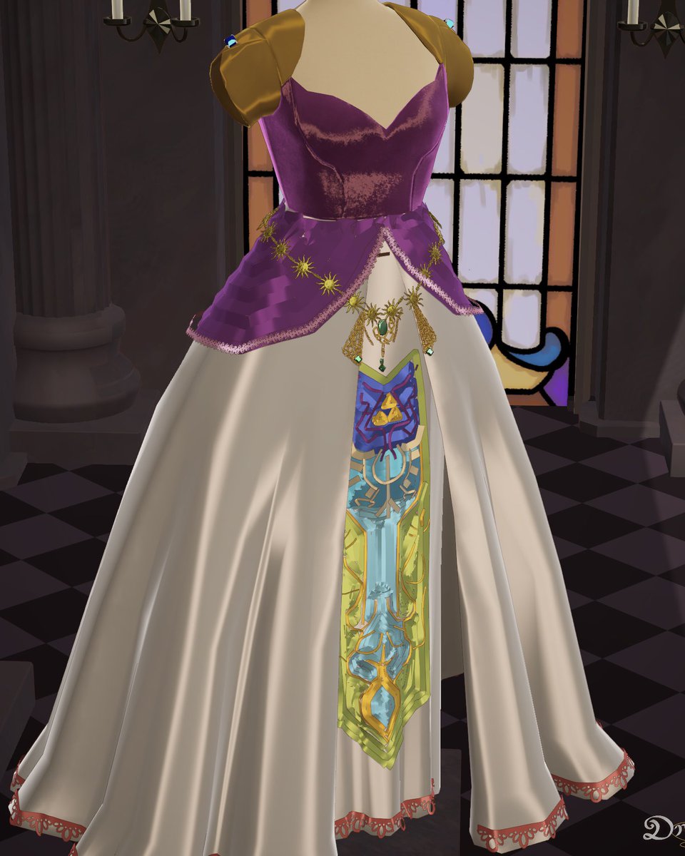 twilisita's tweet photo. made a twilight princess zelda dress in dressmaker https://t.co/XDwQoshDrd