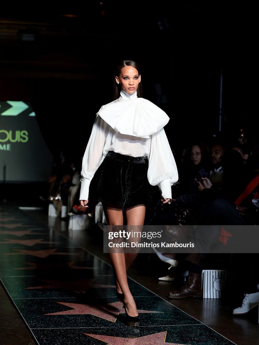 ElmoBonifazug's tweet photo. Stunning hair by Yanni for the Jovana Louis Demi-Couture Autumn/Winter 2026 collection. https://t.co/264Q00jKAR