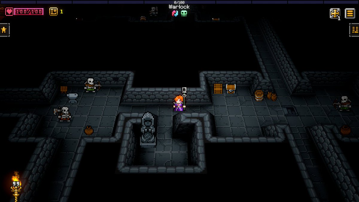 RPGamesDev's tweet photo. 📷Daily progress update. Here is a screenshot for you :)
#TorchKeeper #IndieDev #PixelArt #dungeoncrawler https://t.co/mlMblBW32R